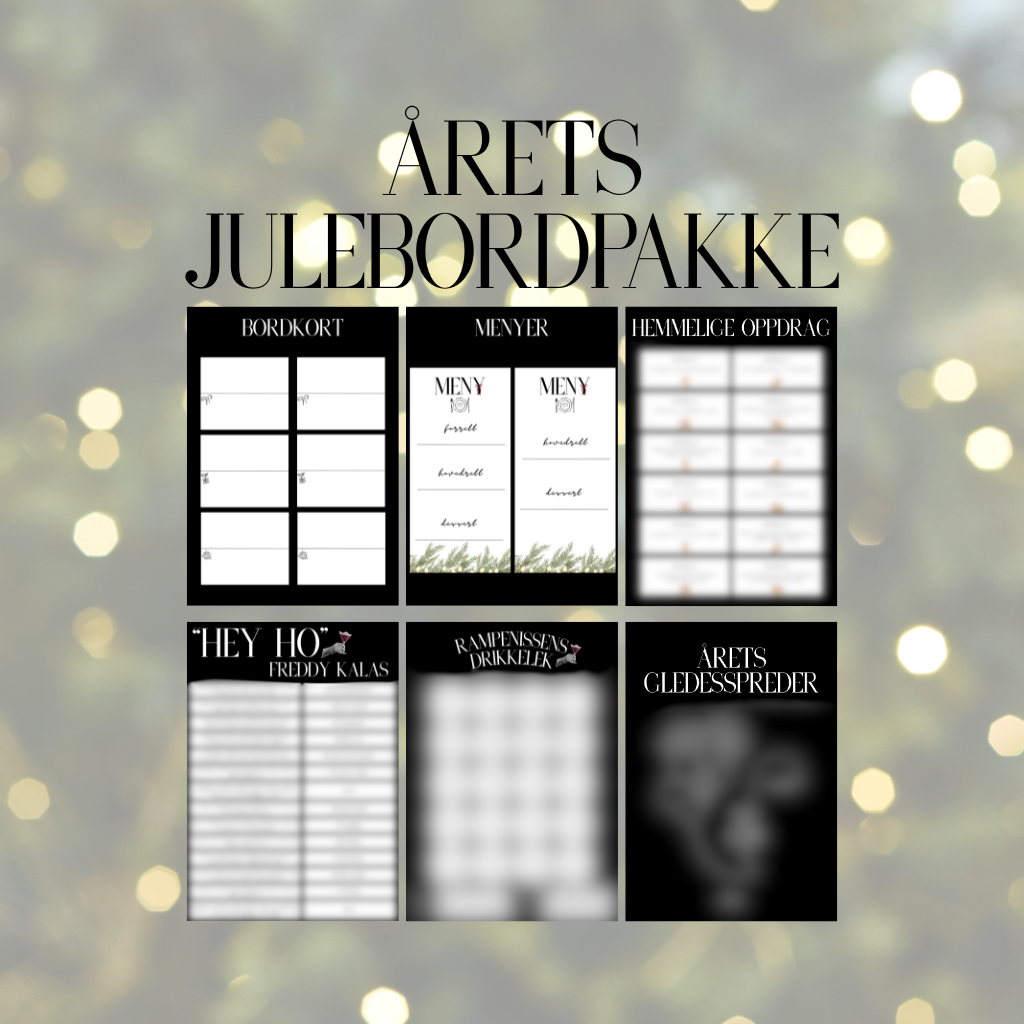 ÅRETS JULEBORDPAKKE