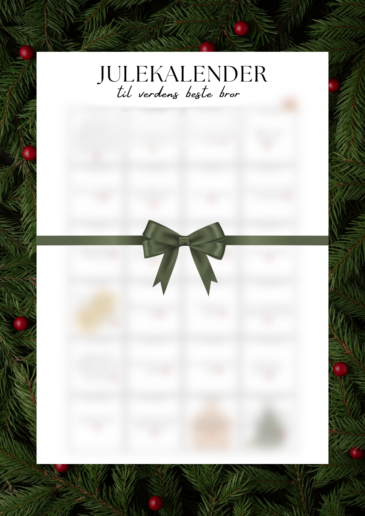 Julekalender til BROR (med aktiviteter)